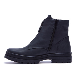 Carl Scarpa Truste Black Leather Ankle Boots